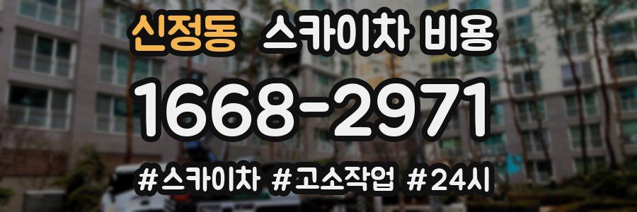 신정동 스카이차 비용