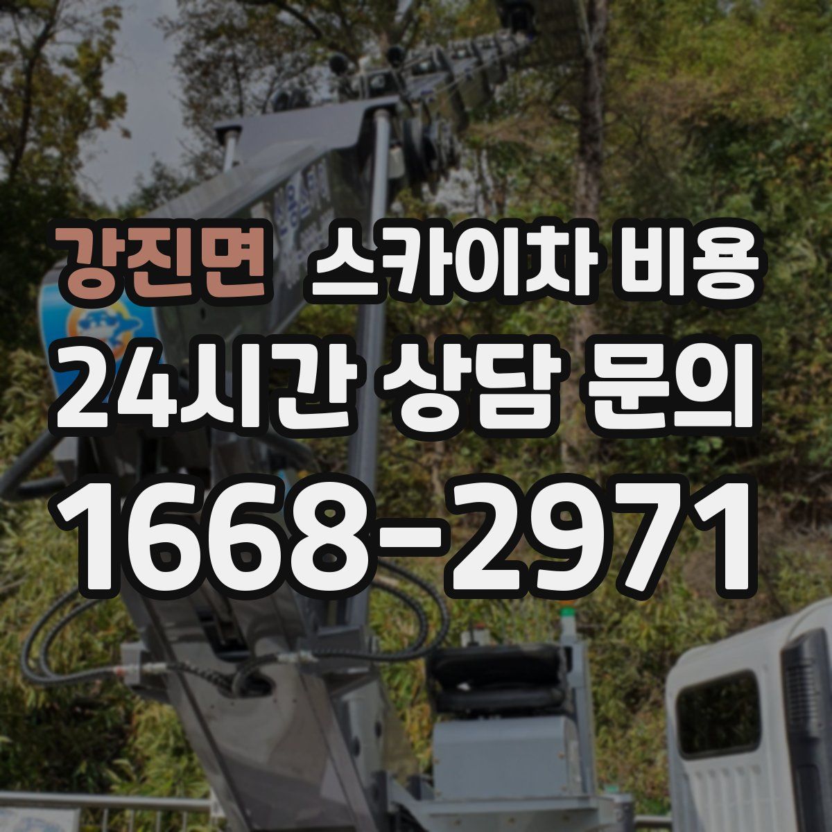 강진면 스카이차 비용