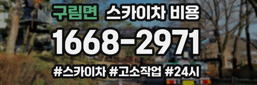 구림면 스카이차 비용