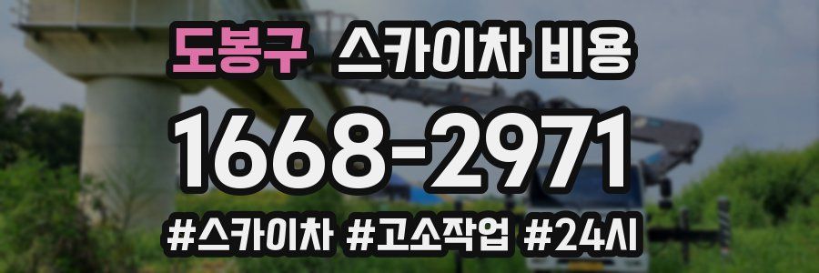 도봉구 스카이차 비용