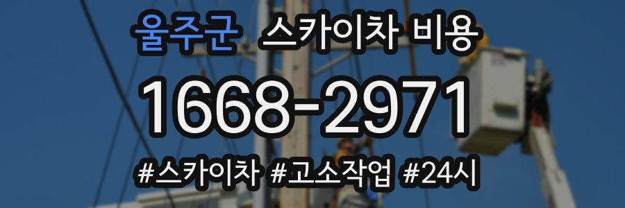 울주군 스카이차 비용