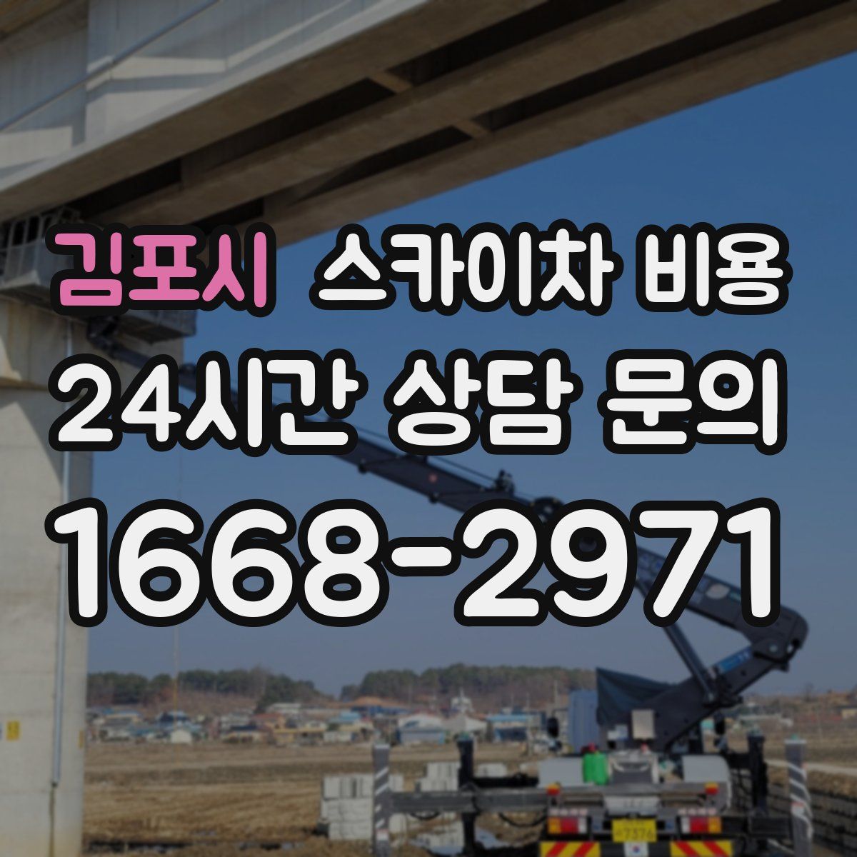 김포시 스카이차 비용