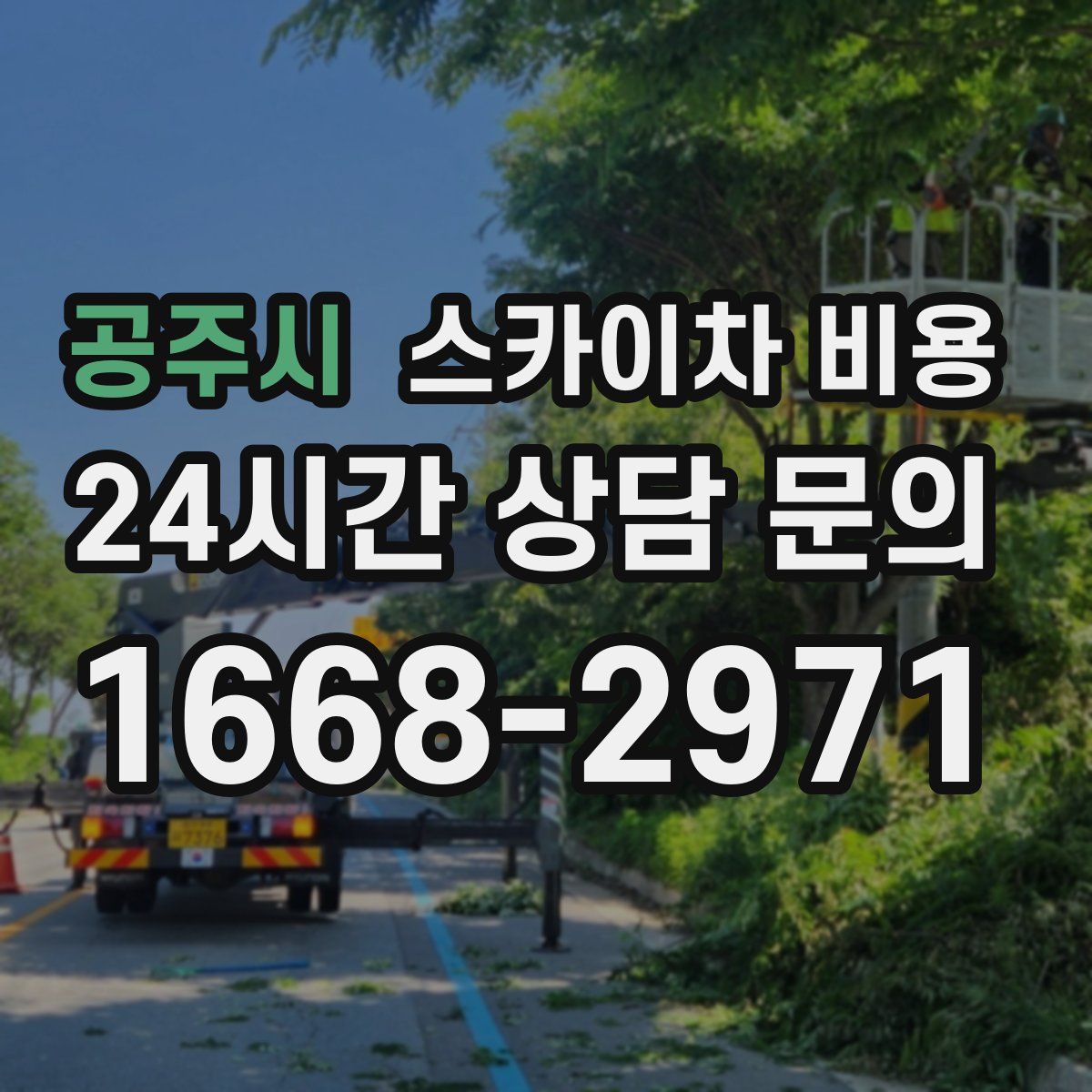 공주시 스카이차 비용
