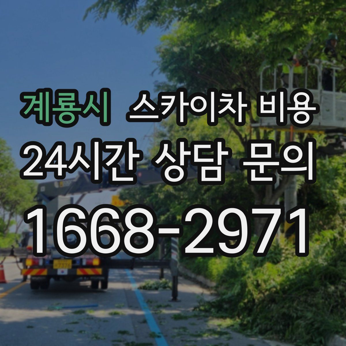 계룡시 스카이차 비용