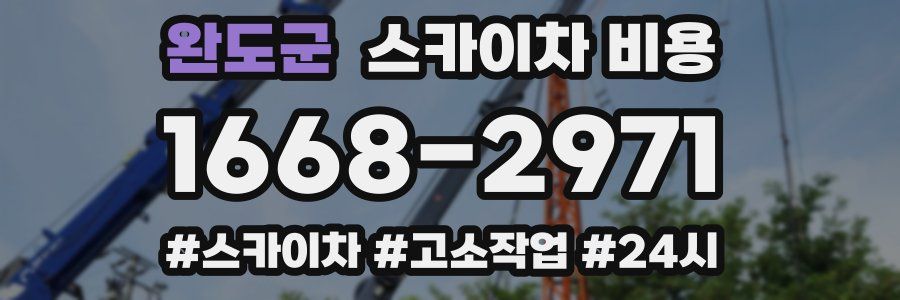 완도군 스카이차 비용