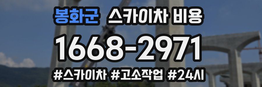 봉화군 스카이차 비용