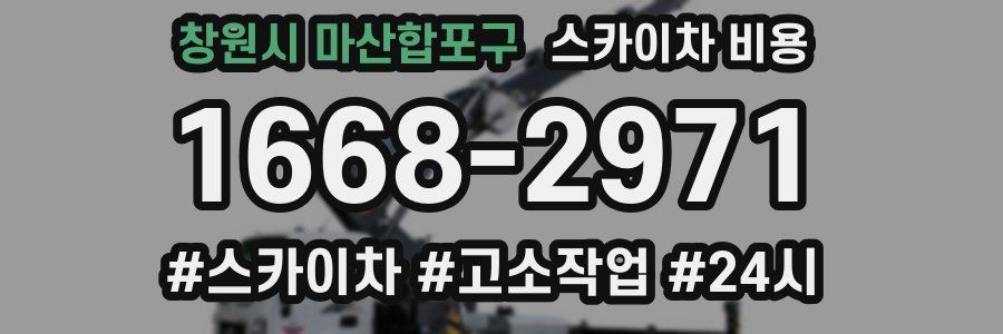 창원시 마산합포구 스카이차 비용