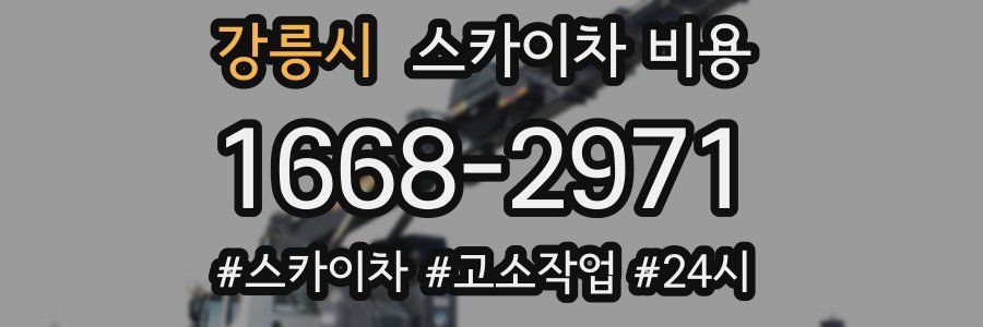 강릉시 스카이차 비용