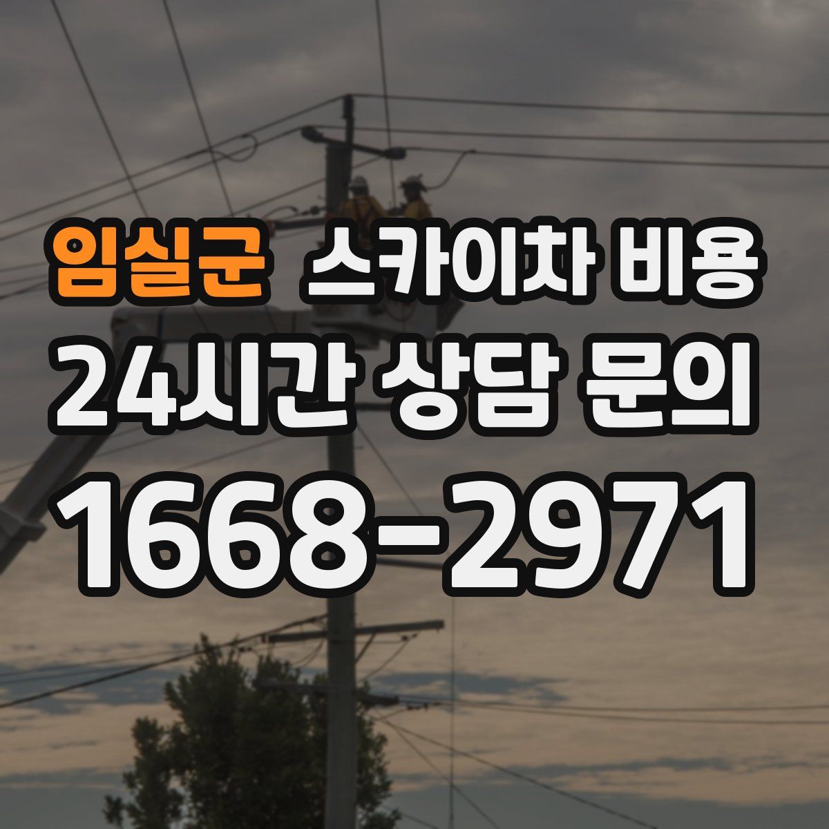 임실군 스카이차 비용