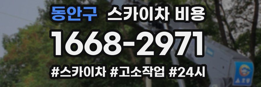 동안구 스카이차 비용