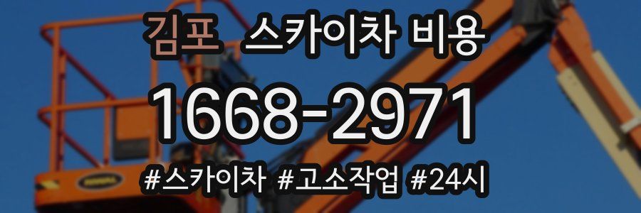 김포 스카이차 비용