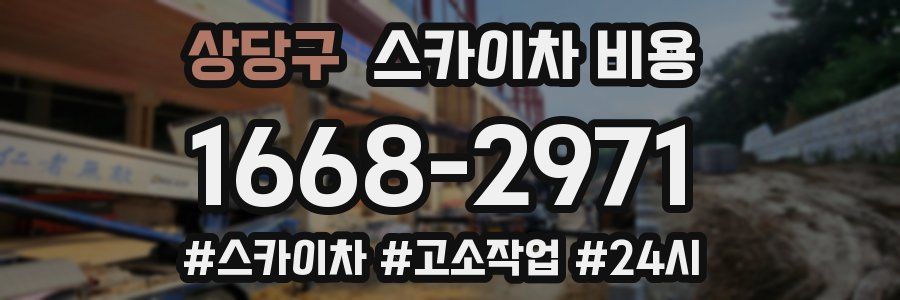 상당구 스카이차 비용