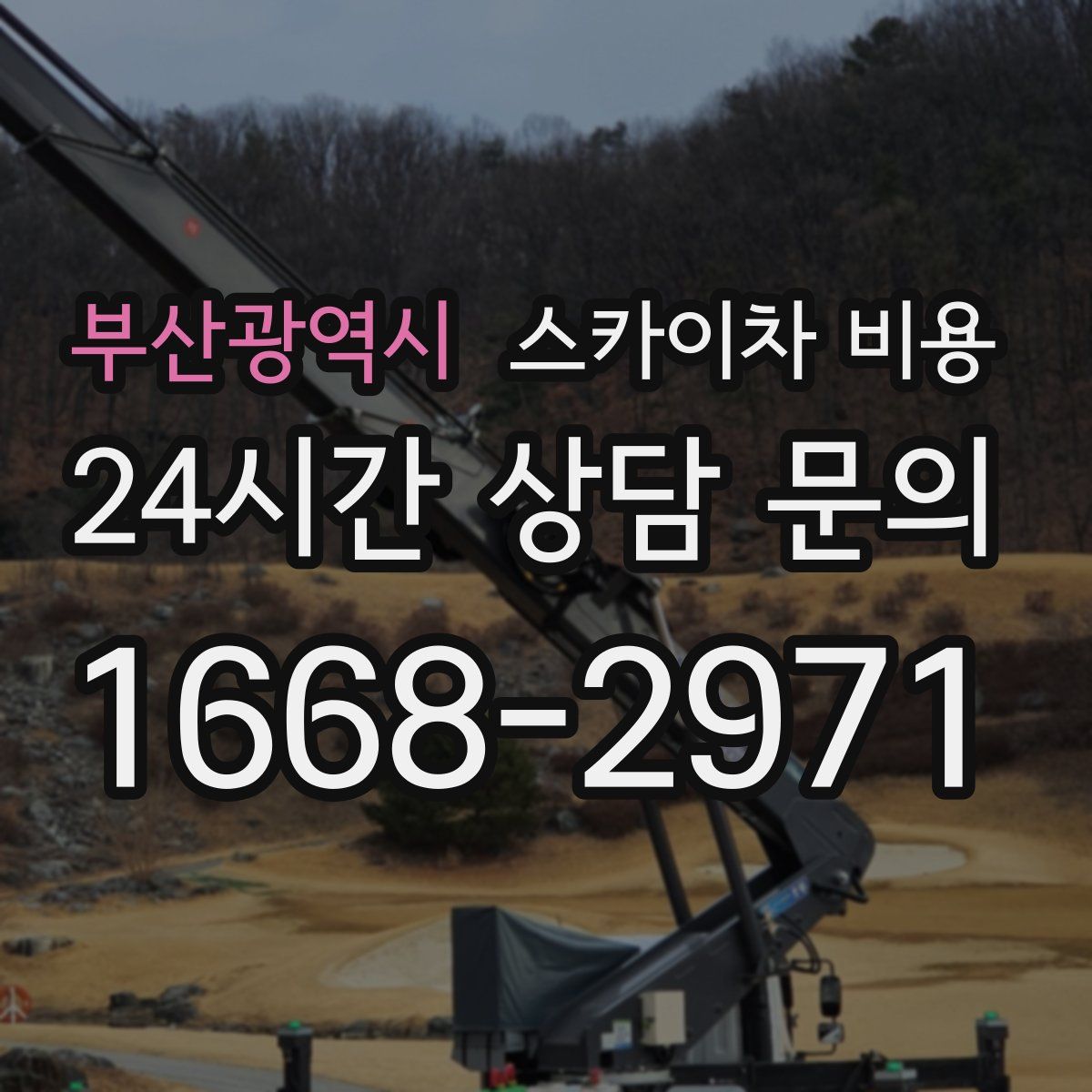 부산광역시 스카이차 비용