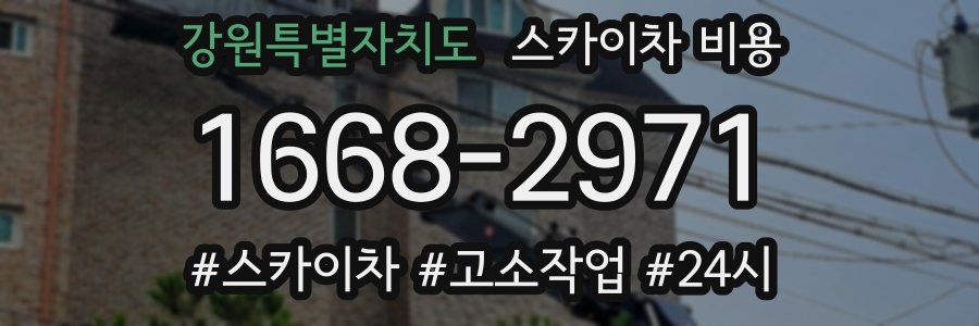 강원특별자치도 스카이차 비용