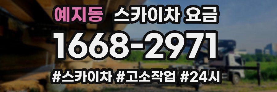 예지동 스카이차 요금