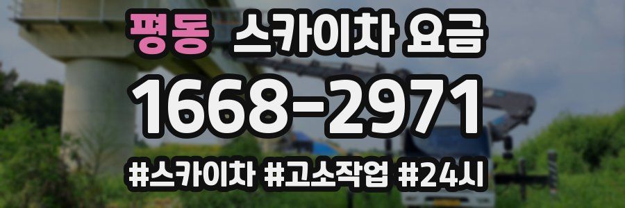 평동 스카이차 요금