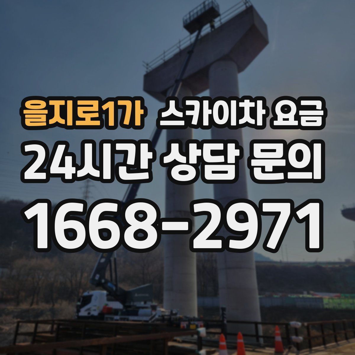 을지로1가 스카이차 요금