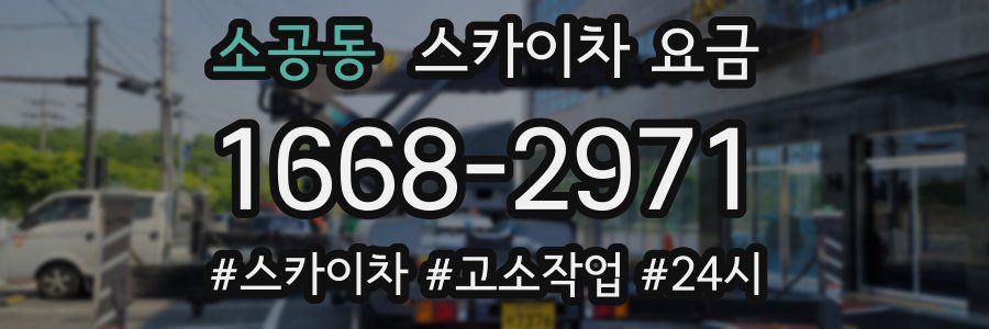 소공동 스카이차 요금