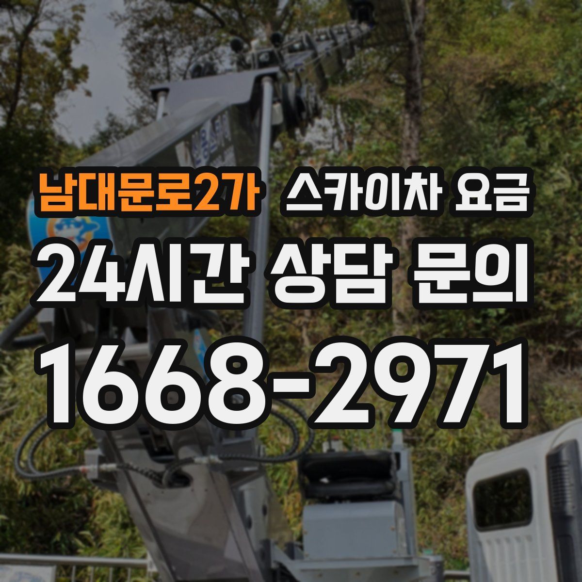 남대문로2가 스카이차 요금