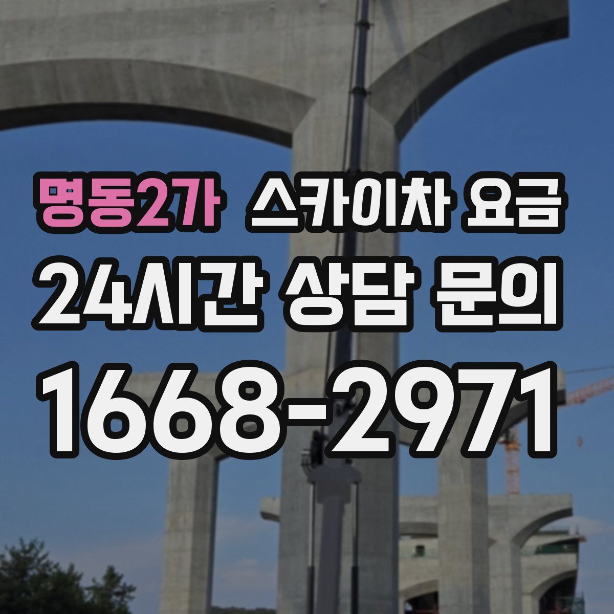 명동2가 스카이차 요금