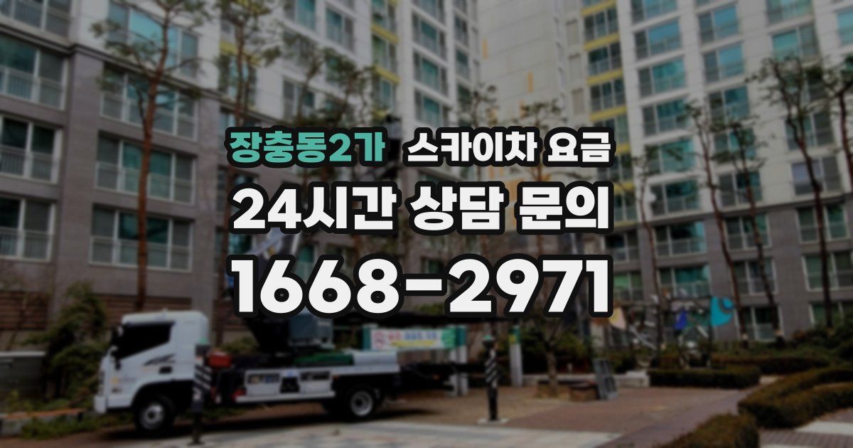 장충동2가 스카이차 요금