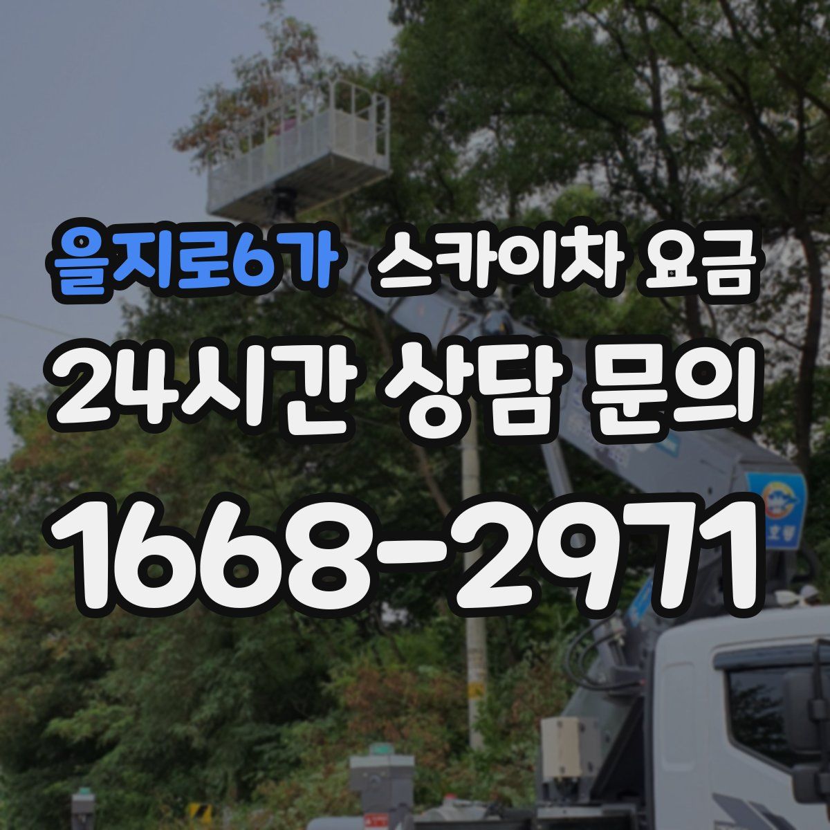 을지로6가 스카이차 요금
