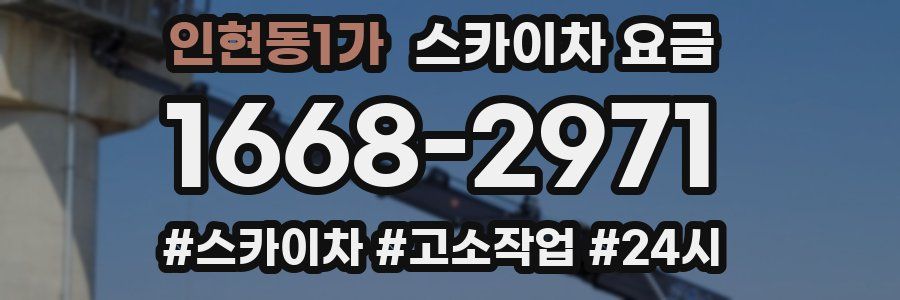 인현동1가 스카이차 요금
