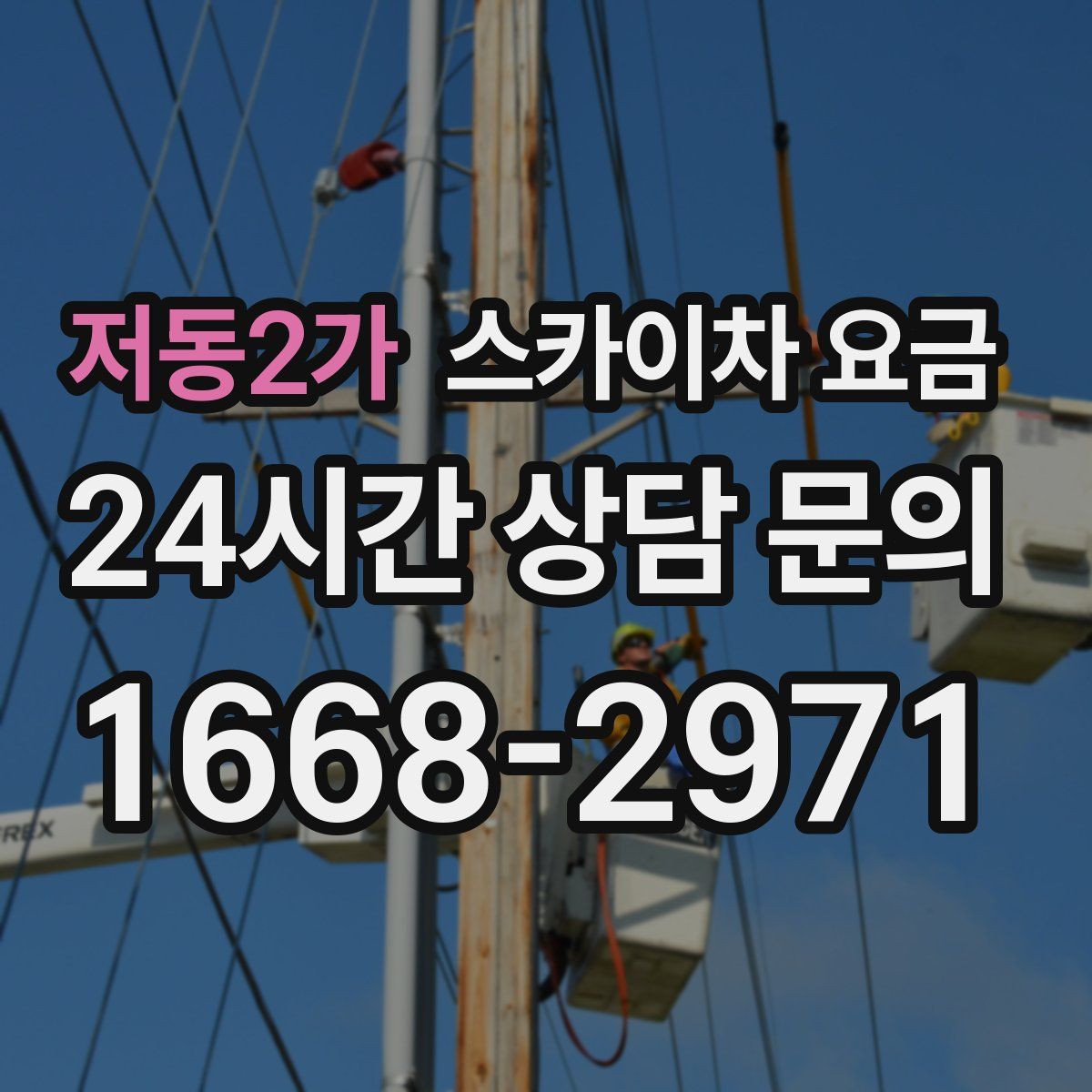 저동2가 스카이차 요금