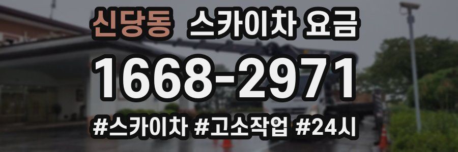 신당동 스카이차 요금
