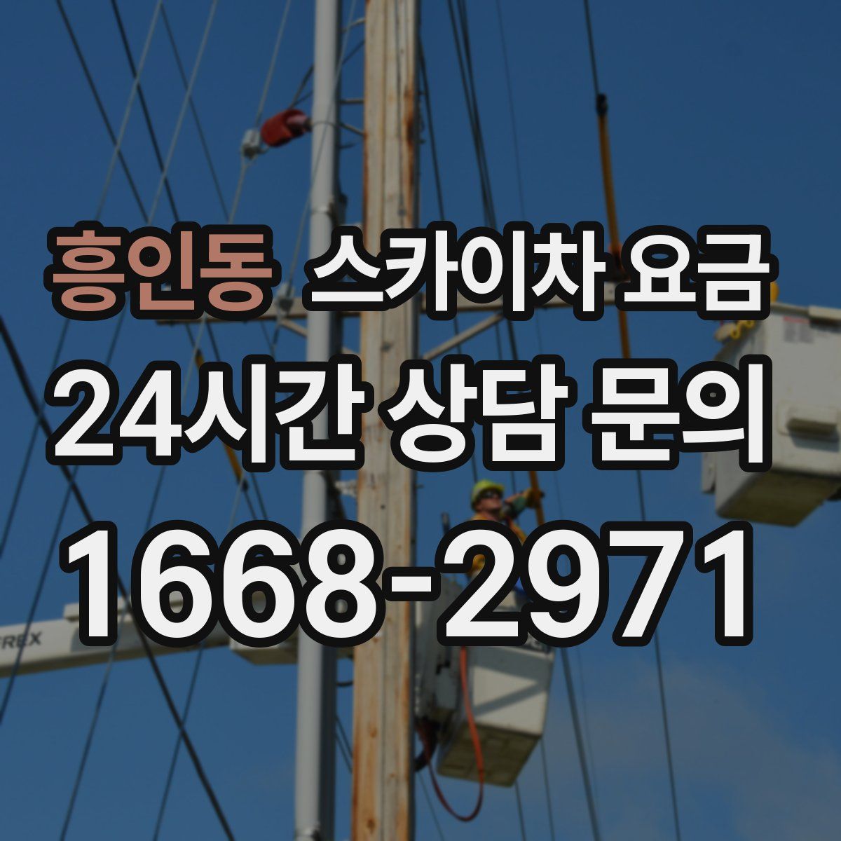 흥인동 스카이차 요금