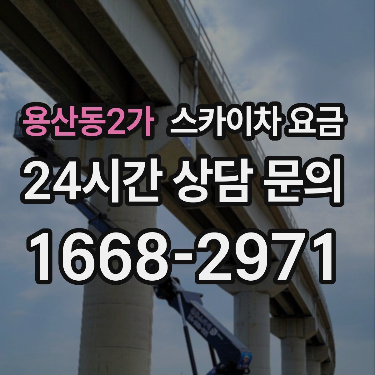용산동2가 스카이차 요금