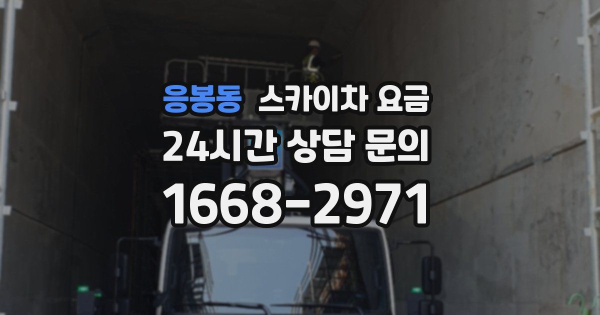 응봉동 스카이차 요금