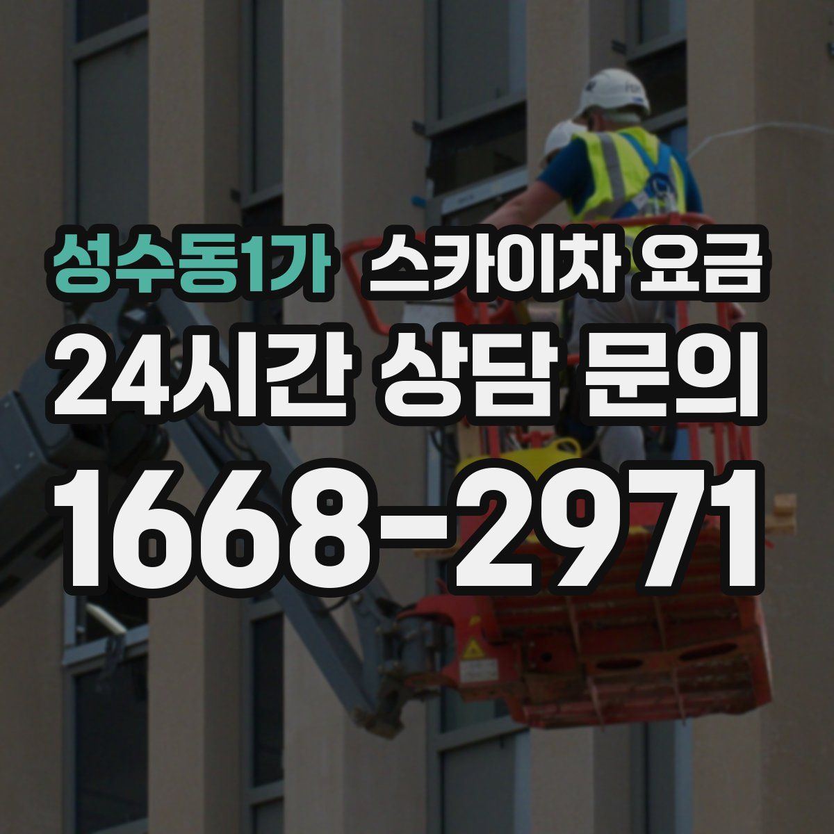 성수동1가 스카이차 요금