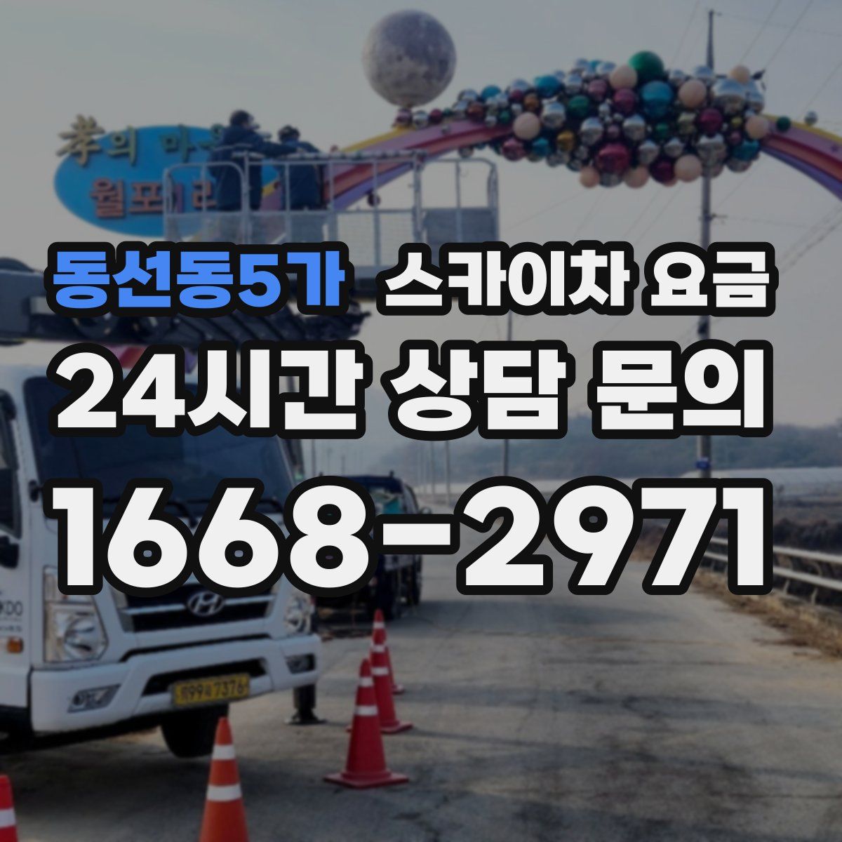 동선동5가 스카이차 요금