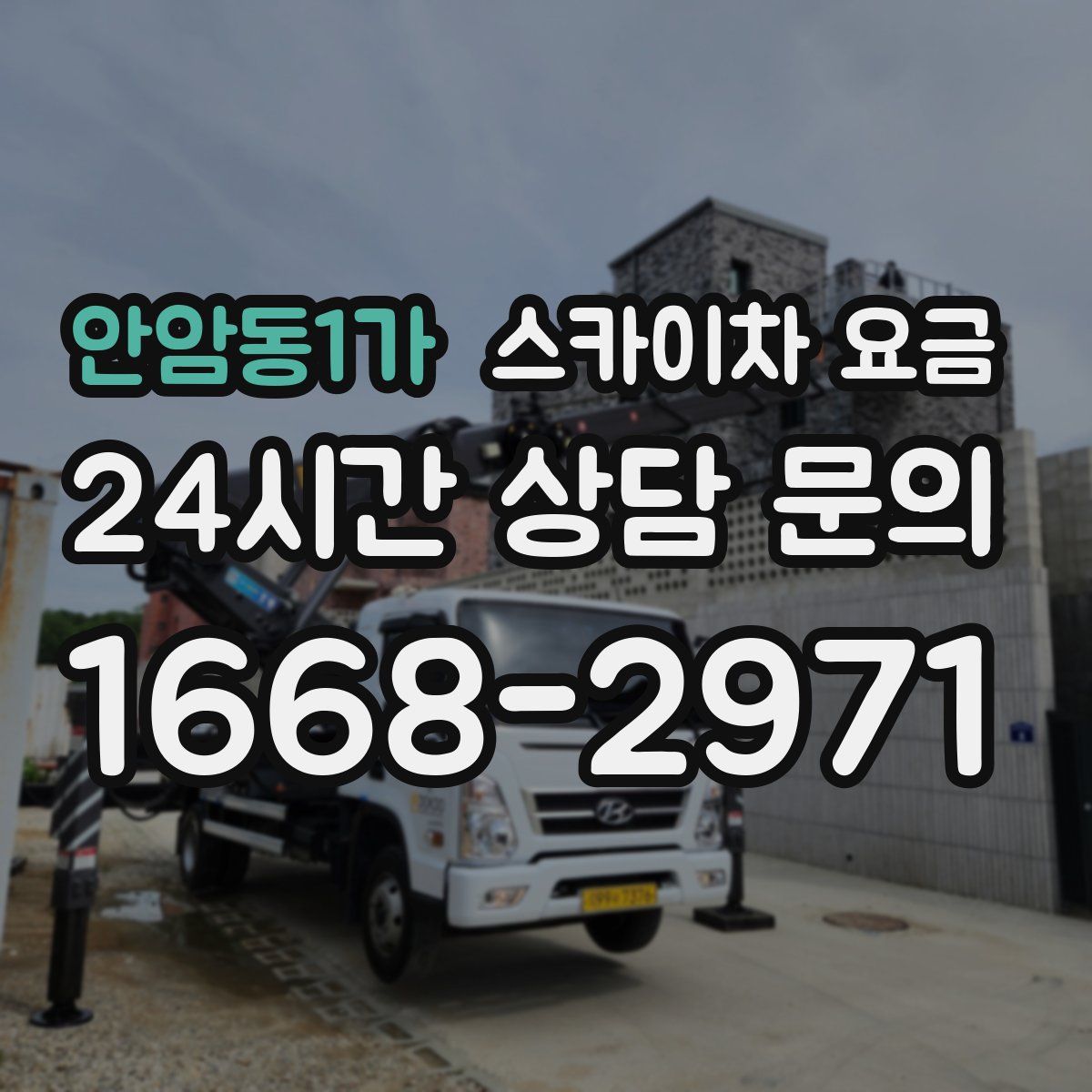 안암동1가 스카이차 요금