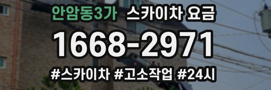 안암동3가 스카이차 요금