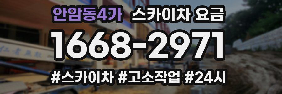 안암동4가 스카이차 요금