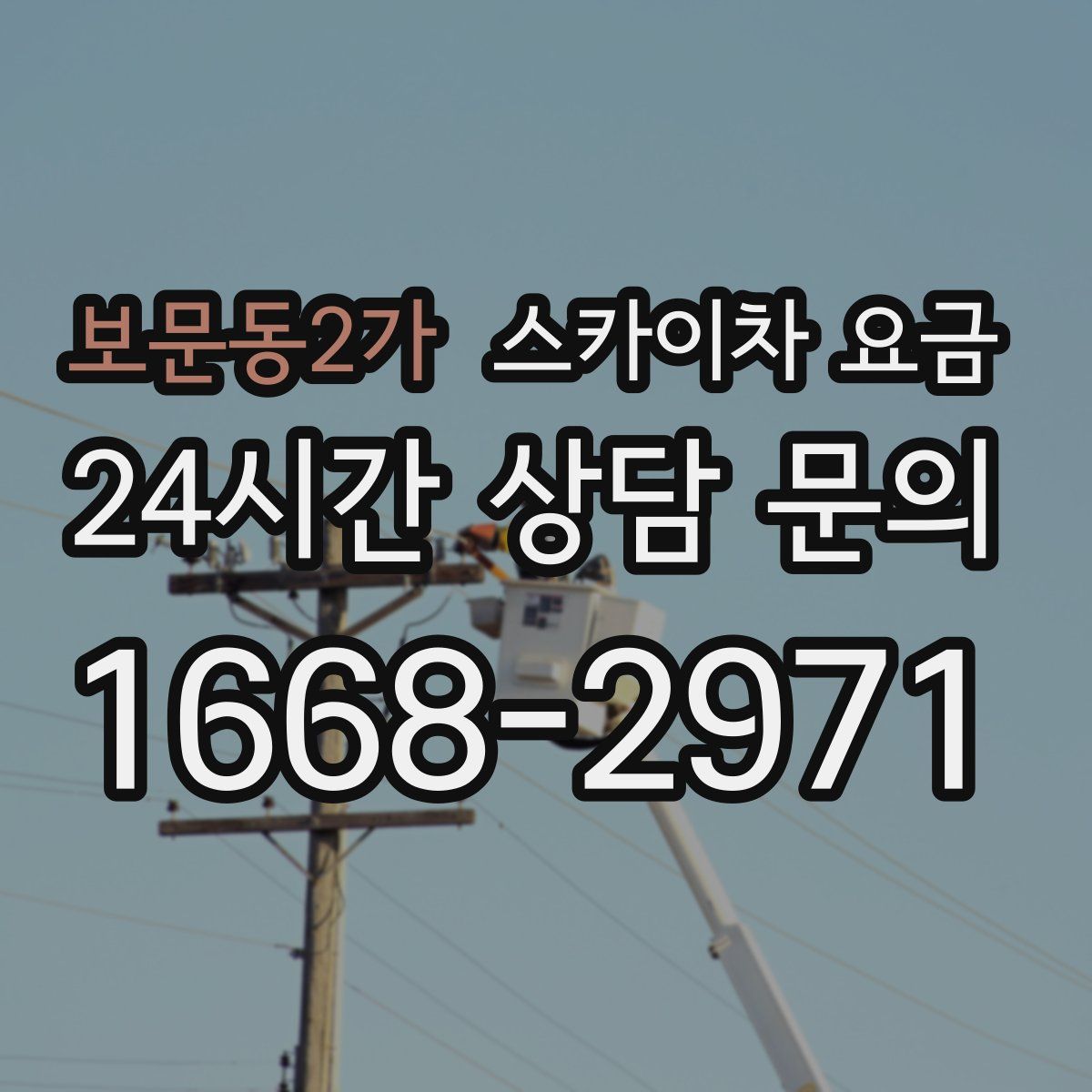 보문동2가 스카이차 요금
