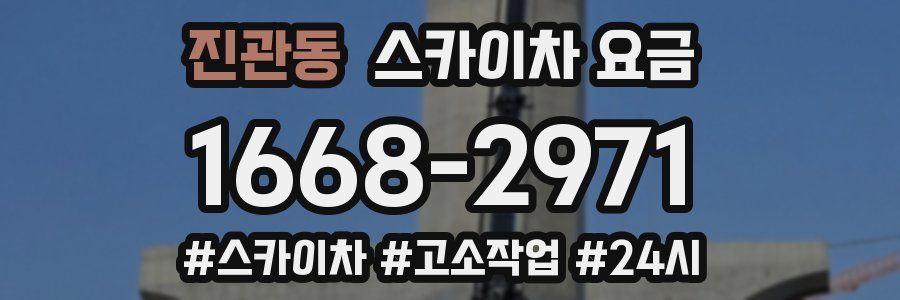 진관동 스카이차 요금