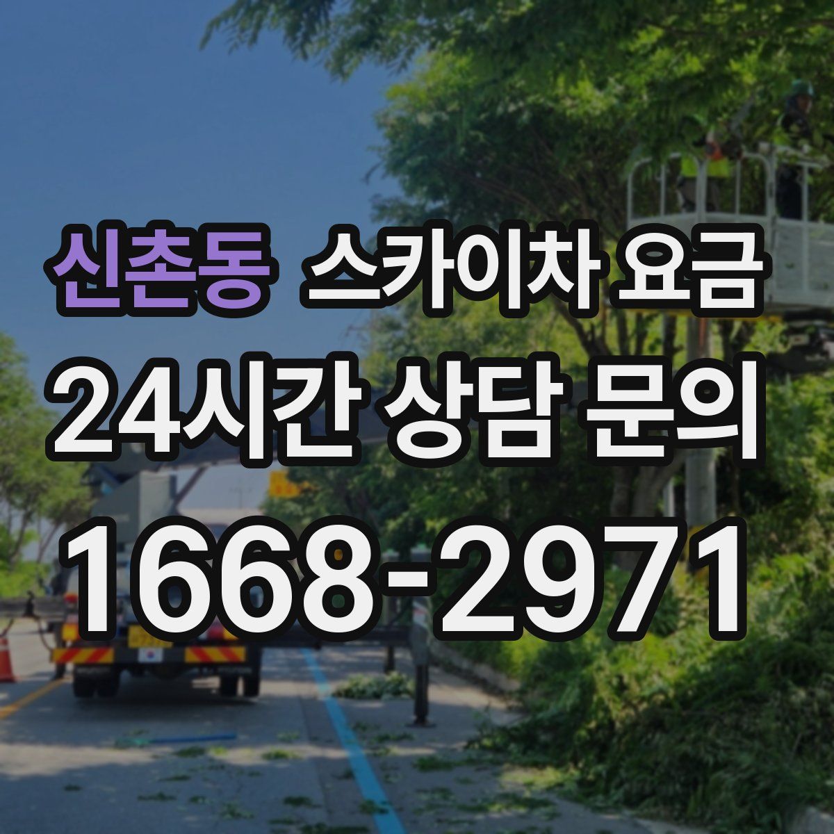 신촌동 스카이차 요금