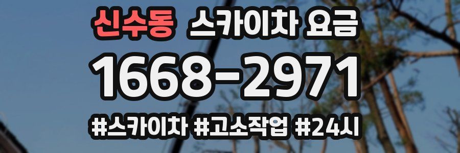 신수동 스카이차 요금