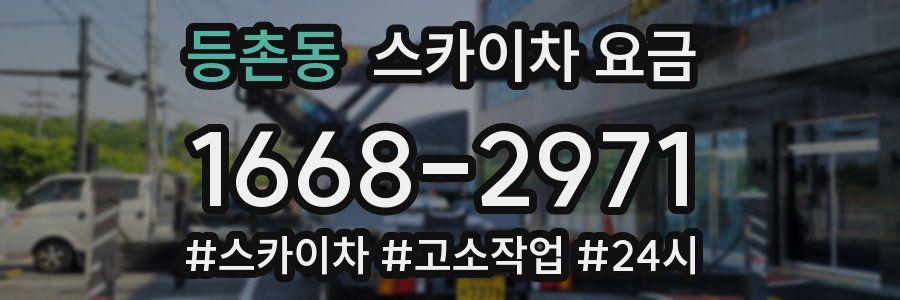 등촌동 스카이차 요금