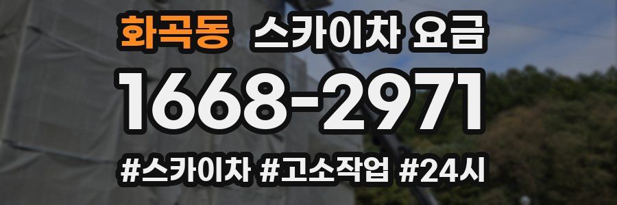 화곡동 스카이차 요금
