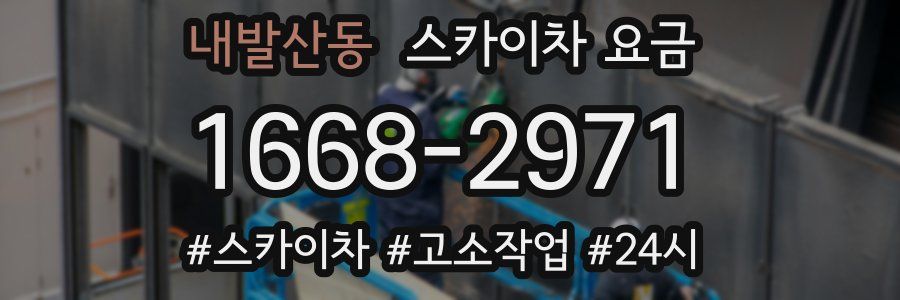 내발산동 스카이차 요금