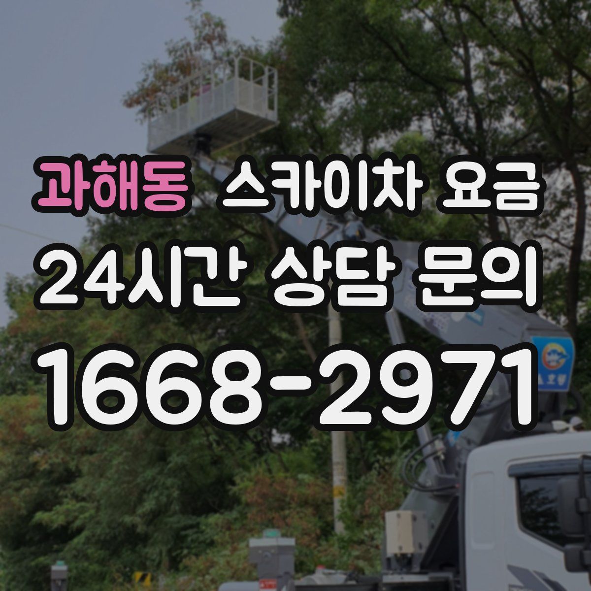 과해동 스카이차 요금