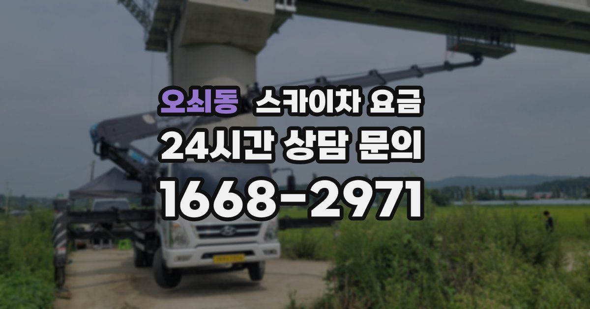 오쇠동 스카이차 요금