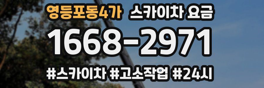 영등포동4가 스카이차 요금