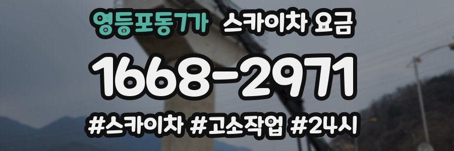영등포동7가 스카이차 요금