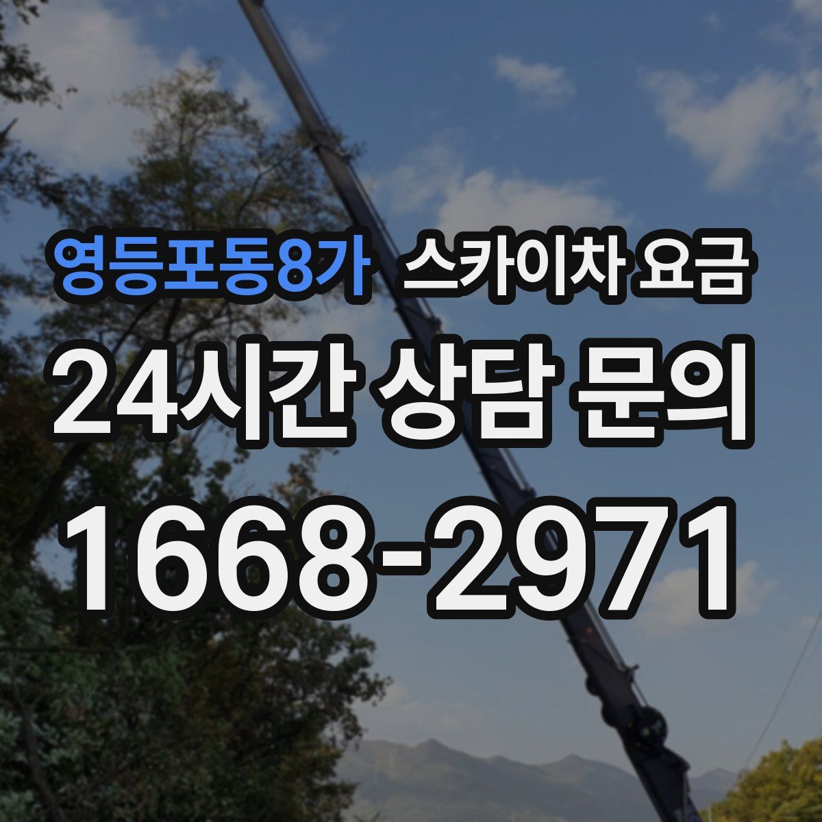 영등포동8가 스카이차 요금