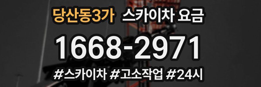 당산동3가 스카이차 요금